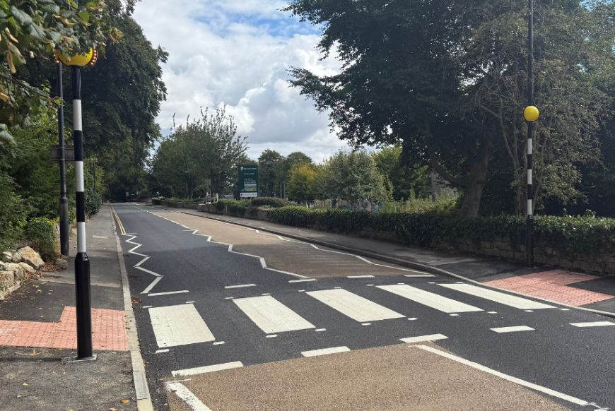 a zebra crossing